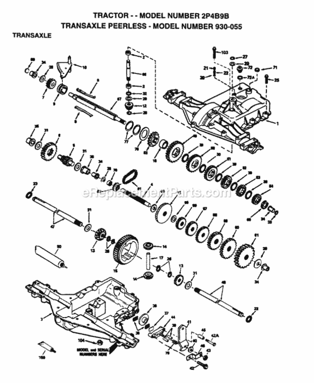 Page J Diagram and Parts List for 2P4B9B 1995 Husqvarna Lawn Tractor