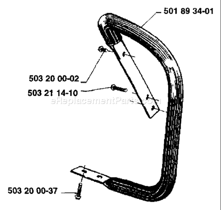 Page E Diagram and Parts List for 3120 1988-05 Husqvarna Chainsaw