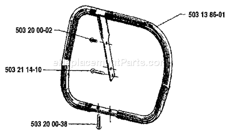 Page G Diagram and Parts List for 3120 1989-02 Husqvarna Chainsaw