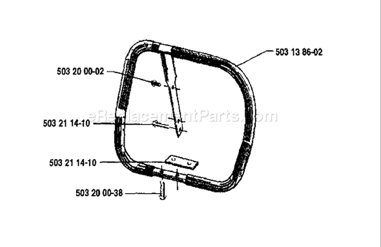 Page G Diagram and Parts List for 3120 1990-01 Husqvarna Chainsaw