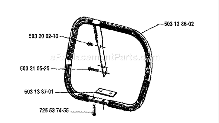 Page H Diagram and Parts List for 3120 1994-06 Husqvarna Chainsaw