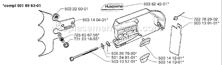 Page M Diagram and Parts List for 3120EPA 3120 EPA 1998-03 Husqvarna Chainsaw