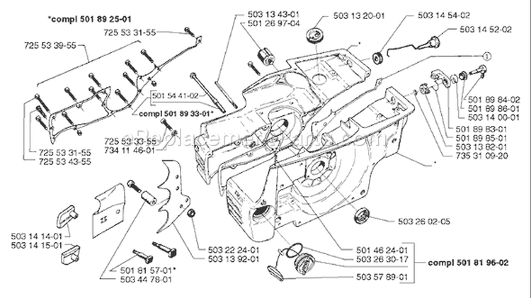 Page C Diagram and Parts List for 3120EPA 3120 EPA 1998-03 Husqvarna Chainsaw