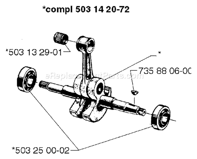 Page D Diagram and Parts List for 3120EPA 3120 EPA 1998-03 Husqvarna Chainsaw