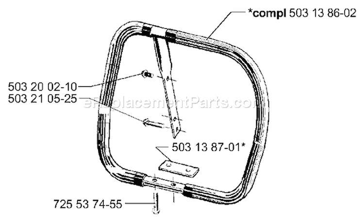 Page P Diagram and Parts List for 3120EPA 3120 EPA 2000-02 Husqvarna Chainsaw