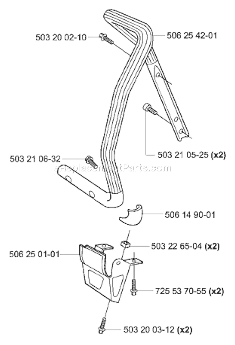 Page I Diagram and Parts List for 3120K 3120 K 2001-06 Husqvarna Concrete Saw