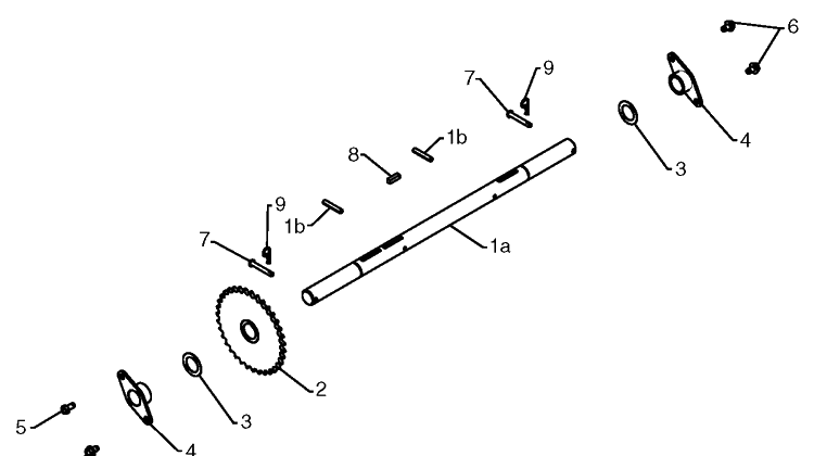 Chassis Engine Pulleys 3 Diagram and Parts List for ST2109E (96191004005)(2012-06) Husqvarna Snow Blower