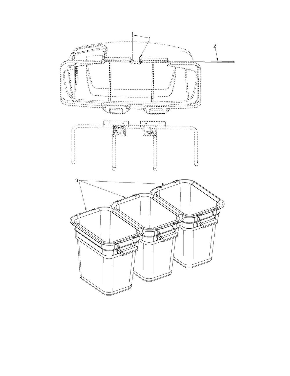 Bagger Diagram and Parts List for Z400(54-60) (598390201)(2020-04) Husqvarna Lawn Mower