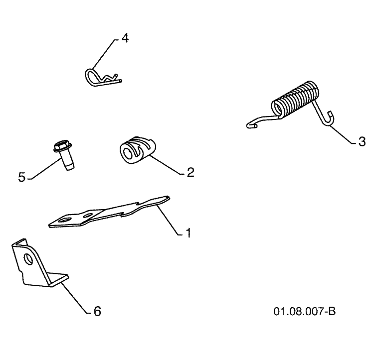 Springs Handles / Console Panel 2 Diagram and Parts List for 1330SBXLSB (96193004100)(2008-11) Husqvarna Snow Blower