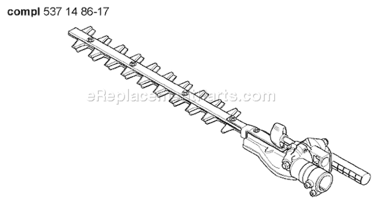 Page G Diagram and Parts List for 323HE3 323 HE 3 2005-09 Husqvarna Hedge Trimmer