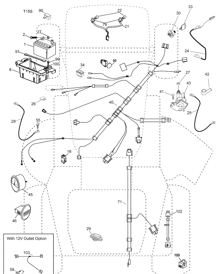 Repair Parts And Electrical Diagram and Parts List for 2042LS (96043007500)(2008-11) Husqvarna Lawn Mower