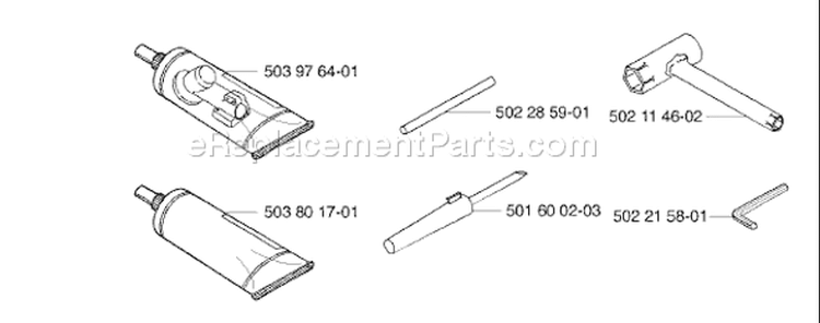 Page A Diagram and Parts List for 325 E X-Series 2006-04 Husqvarna Edger
