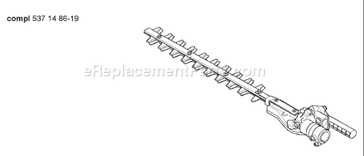 Page G Diagram and Parts List for 325 HE 4X 2007-01 Husqvarna Hedge Trimmer