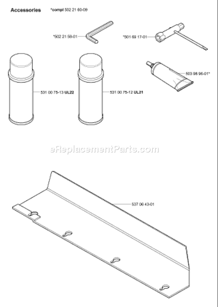 Page A Diagram and Parts List for 325 HS 75 X 2000-10 Husqvarna Hedge Trimmer