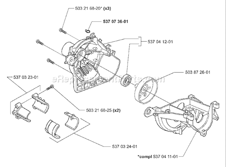 Page F Diagram and Parts List for 325LX 325 LX 2000-10 Husqvarna Trimmer