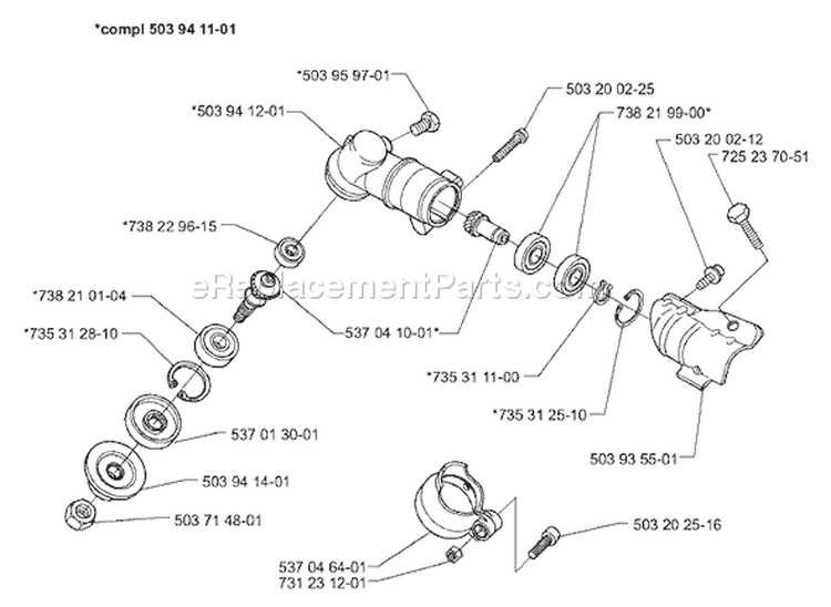 Page I Diagram and Parts List for 325LX 325 LX 2000-10 Husqvarna Trimmer