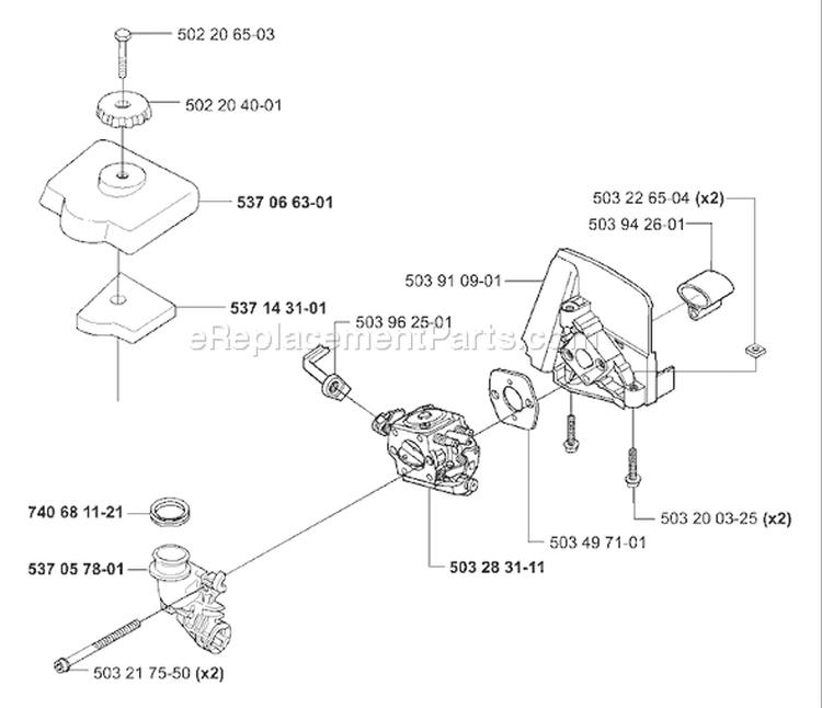 Page C Diagram and Parts List for 325LX 325 LX 2001-01 Husqvarna Trimmer