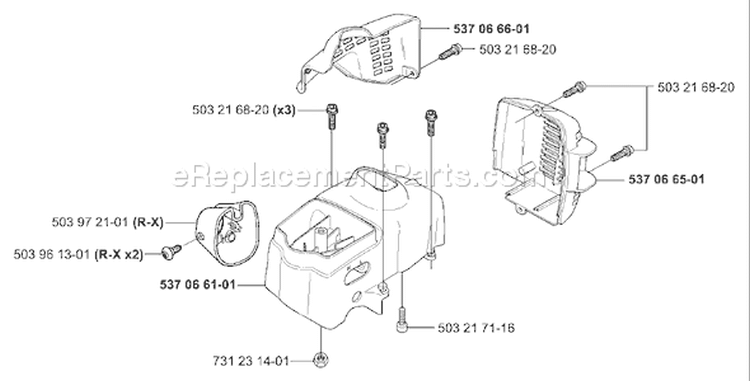 Page E Diagram and Parts List for 325LX 325 LX 2001-01 Husqvarna Trimmer