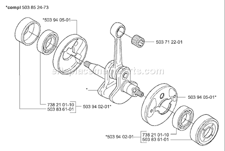 Page G Diagram and Parts List for 325LX 325 LX 2001-01 Husqvarna Trimmer