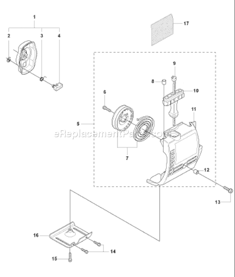 Page K Diagram and Parts List for 326ES 326 ES 2008-04 Husqvarna Edger