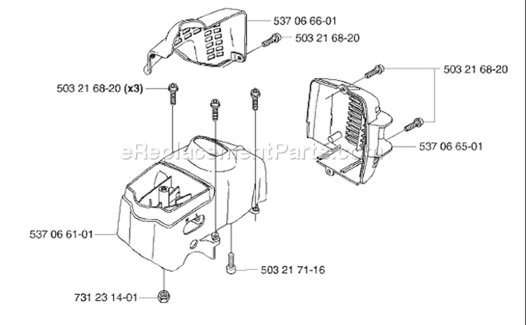 Page D Diagram and Parts List for 326 E X-Series E-Tech 2 -2002-02 Husqvarna Edger