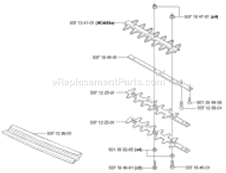 Page G Diagram and Parts List for 326 HDA 55 X-Series 2004-01 Husqvarna Hedge Trimmer