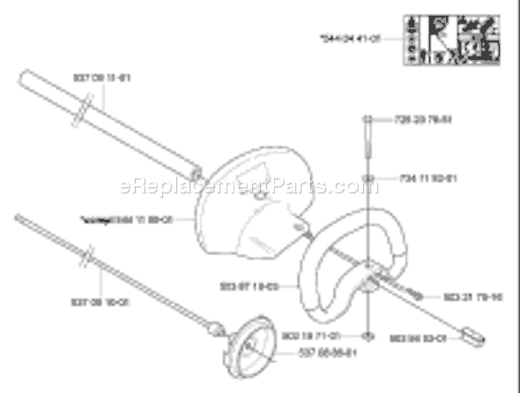Page L Diagram and Parts List for 326 HDA 55x 2005-10 Husqvarna Hedge Trimmer