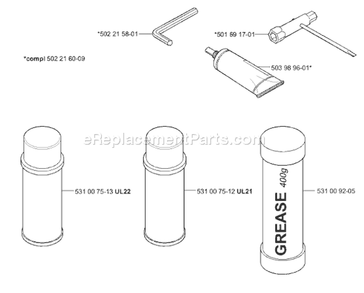 Page A Diagram and Parts List for 326 HD 60 X-Series 2002-02 Husqvarna Hedge Trimmer