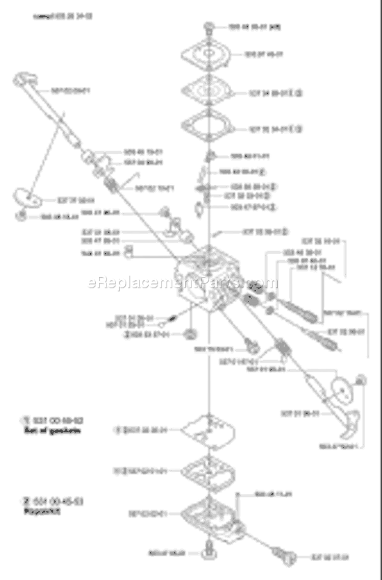 Page C Diagram and Parts List for 326 HD 60x 2006-07 Husqvarna Hedge Trimmer