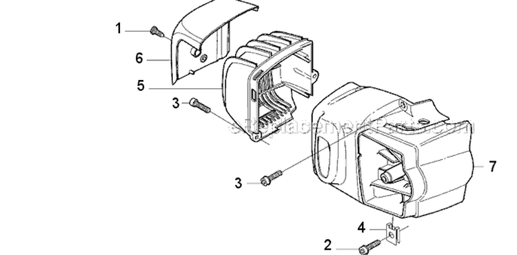 Page D Diagram and Parts List for 326 HD 75 X-Series 2002-02 Husqvarna Hedge Trimmer