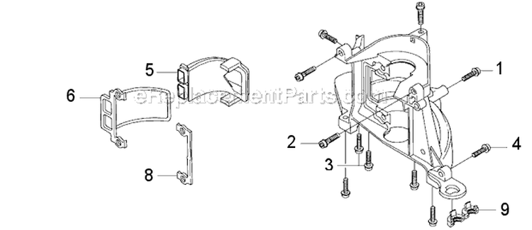 Page E Diagram and Parts List for 326 HD 75 X-Series 2002-02 Husqvarna Hedge Trimmer