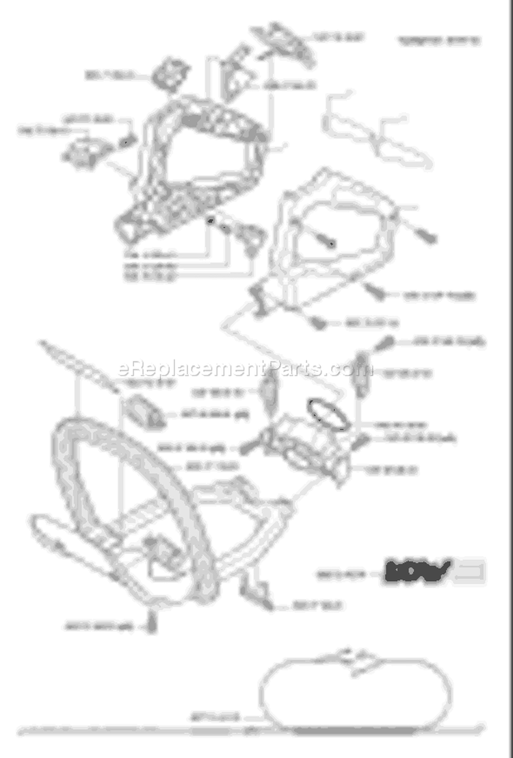 Page J Diagram and Parts List for 326 HD 75 X-Series 2003-01 Husqvarna Hedge Trimmer