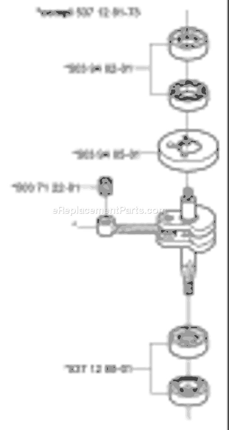 Page F Diagram and Parts List for 326 HD 75 X-Series 2003-01 Husqvarna Hedge Trimmer