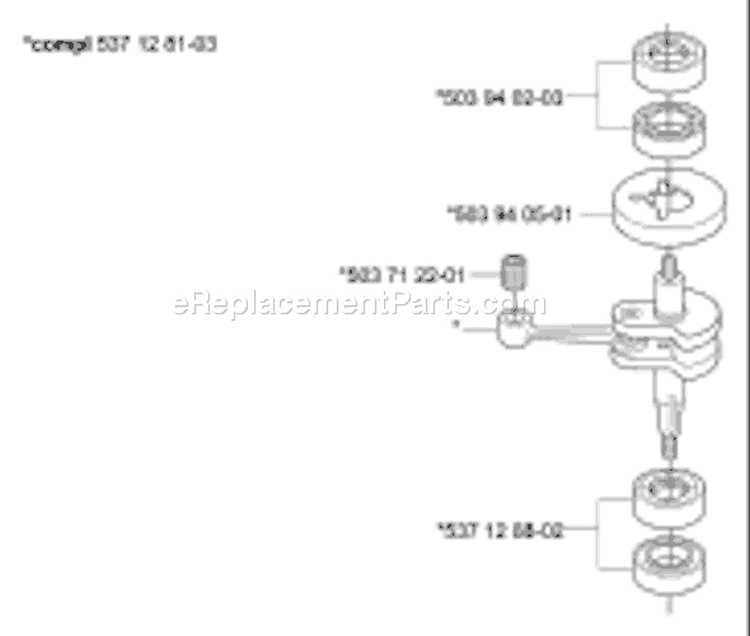 Page F Diagram and Parts List for 326 HD 75x 2006-07 Husqvarna Hedge Trimmer