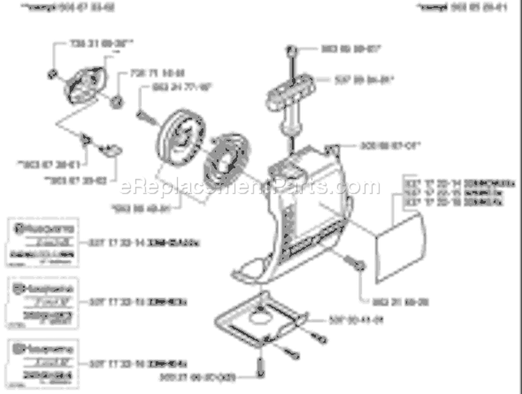 Page N Diagram and Parts List for 326 HDA 55 X-Series 2003-01 Husqvarna Hedge Trimmer