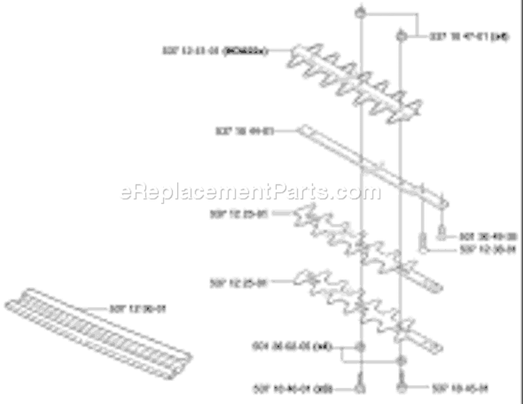 Page G Diagram and Parts List for 326 HDA 55 X-Series 2003-01 Husqvarna Hedge Trimmer