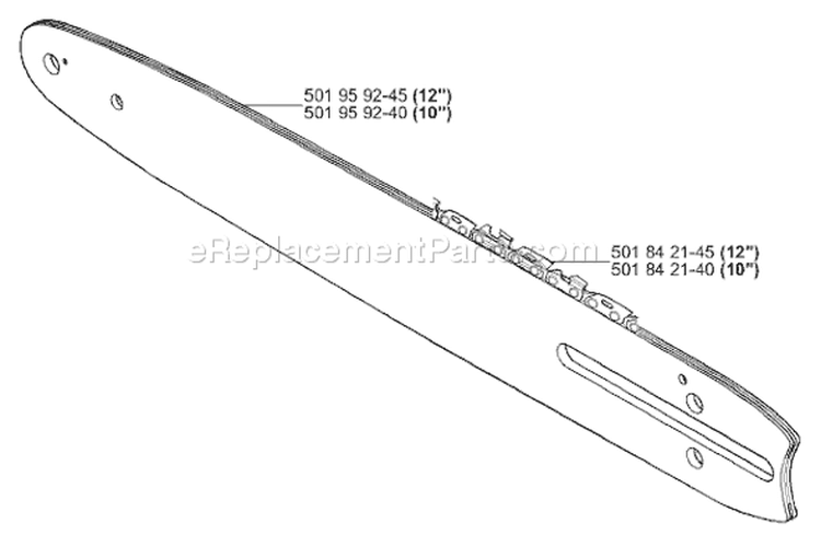 Page C Diagram and Parts List for 326 P4 X-Series 2001-09 Husqvarna Pole Saw