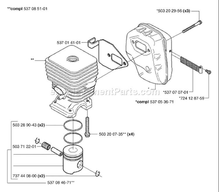 Page I Diagram and Parts List for 326SX 326 SX 2002-10 Husqvarna Sweeper