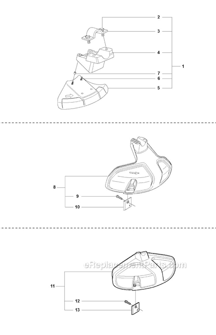 Accessories 2 Diagram and Parts List for 327RDX 2012-01 Husqvarna Brush Cutter