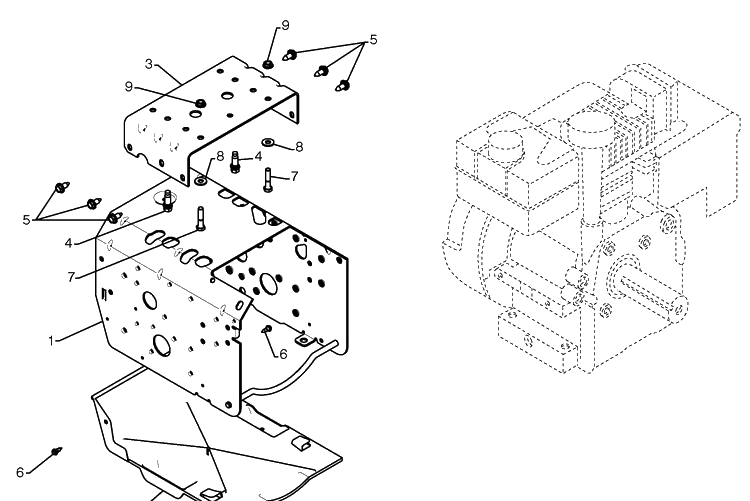 Chassis/Engine/Pulleys 1 Diagram and Parts List for 5524SBL (96193003400)(2008-11) Husqvarna Snow Blower