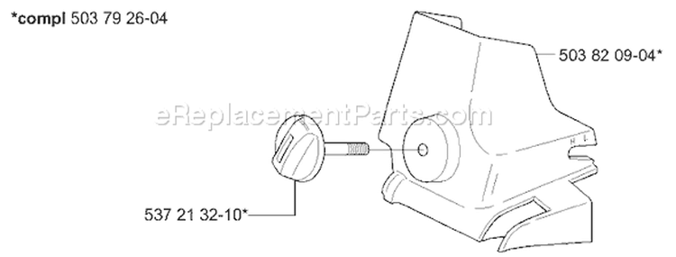 Page G Diagram and Parts List for 334T 334 T 2006-01 Husqvarna Chainsaw