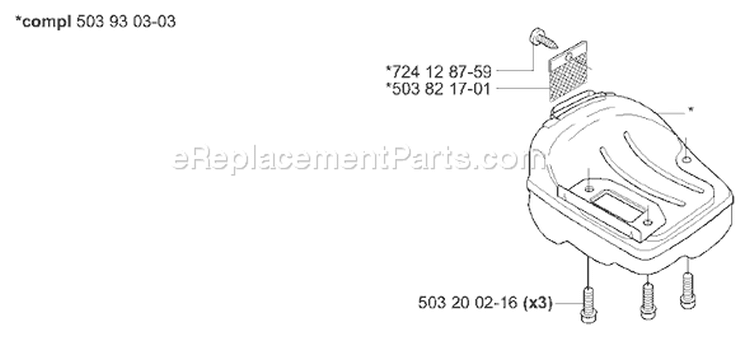 Page I Diagram and Parts List for 334T 334 T 2006-01 Husqvarna Chainsaw
