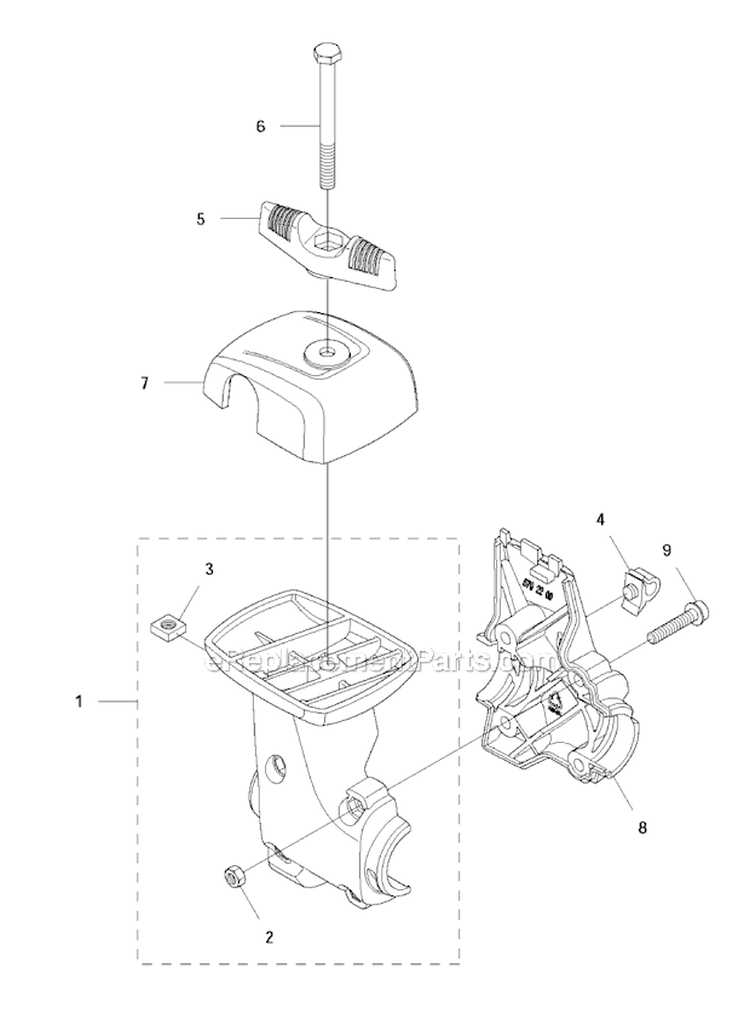 Tower Diagram and Parts List for 336FR 2011-02 Husqvarna Brush Cutter