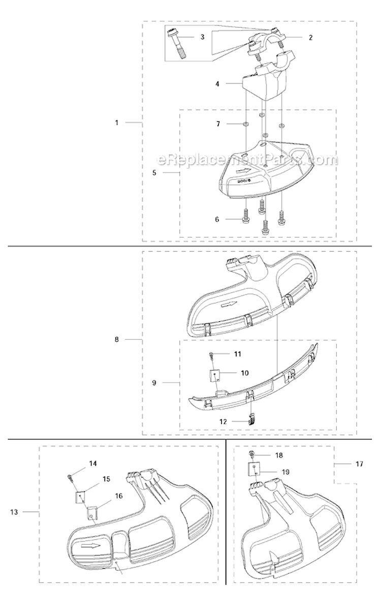 Accessories 2 Diagram and Parts List for 336FR 2011-02 Husqvarna Brush Cutter