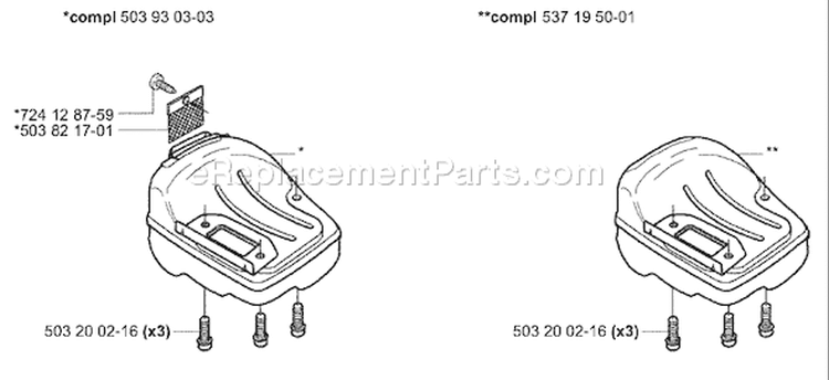 Page I Diagram and Parts List for 336 2004-01 Husqvarna Chainsaw