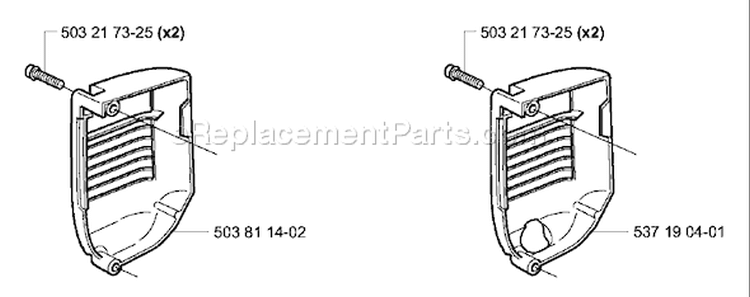 Page J Diagram and Parts List for 338XPT 338 XPT 2003-11 Husqvarna Chainsaw