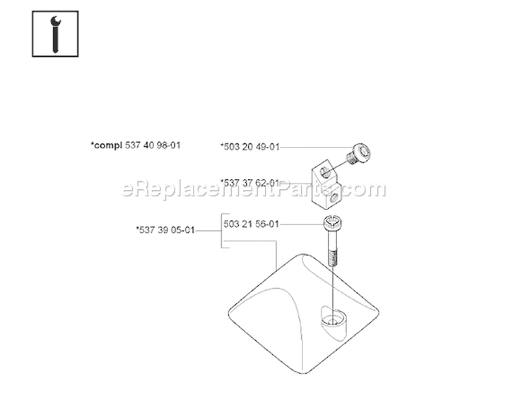 Page J Diagram and Parts List for 338XPT 338 XPT 2006-01 Husqvarna Chainsaw