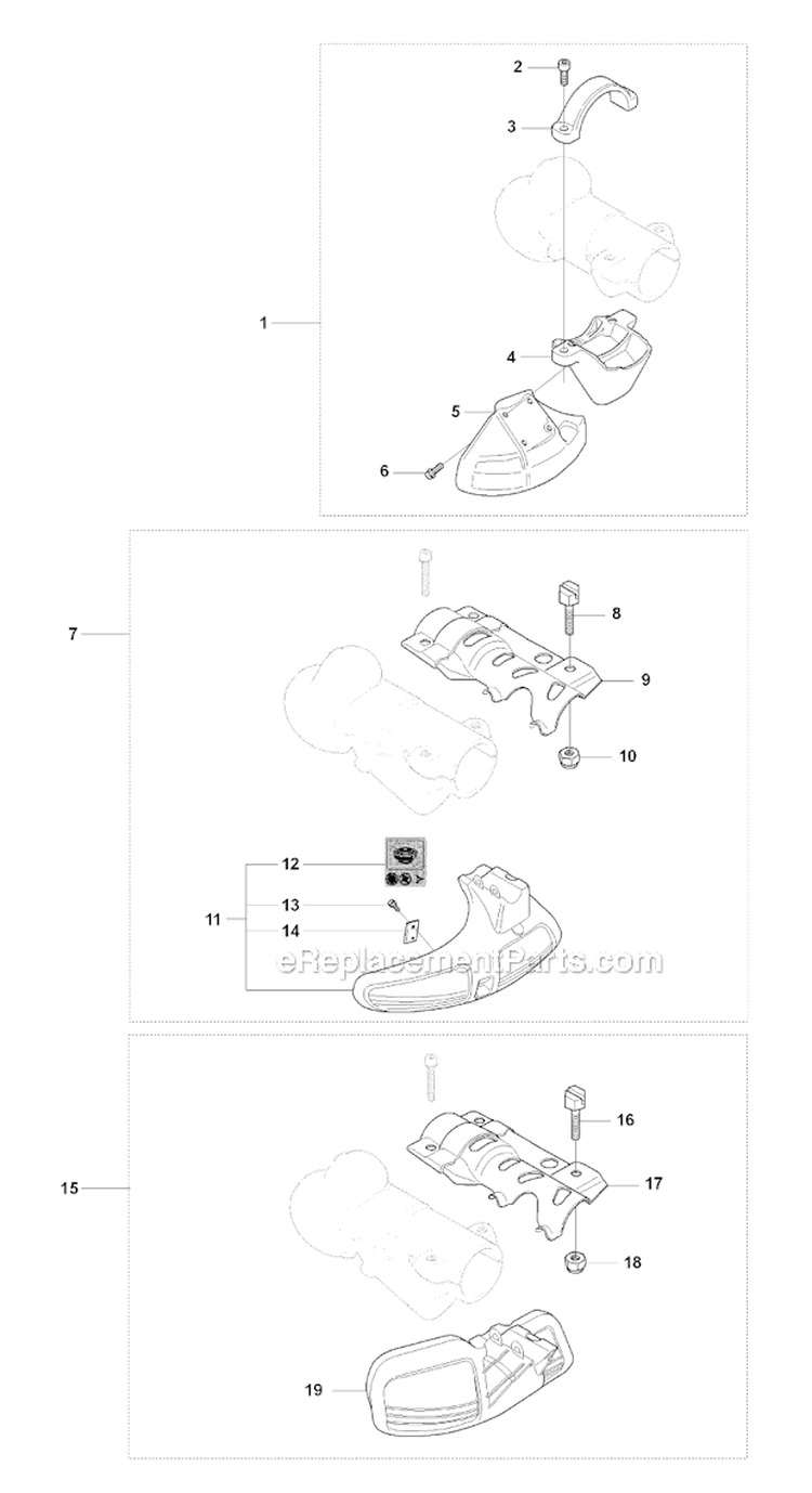 Accessories 2 Diagram and Parts List for 343FR 2008-05 Husqvarna Brush Cutter