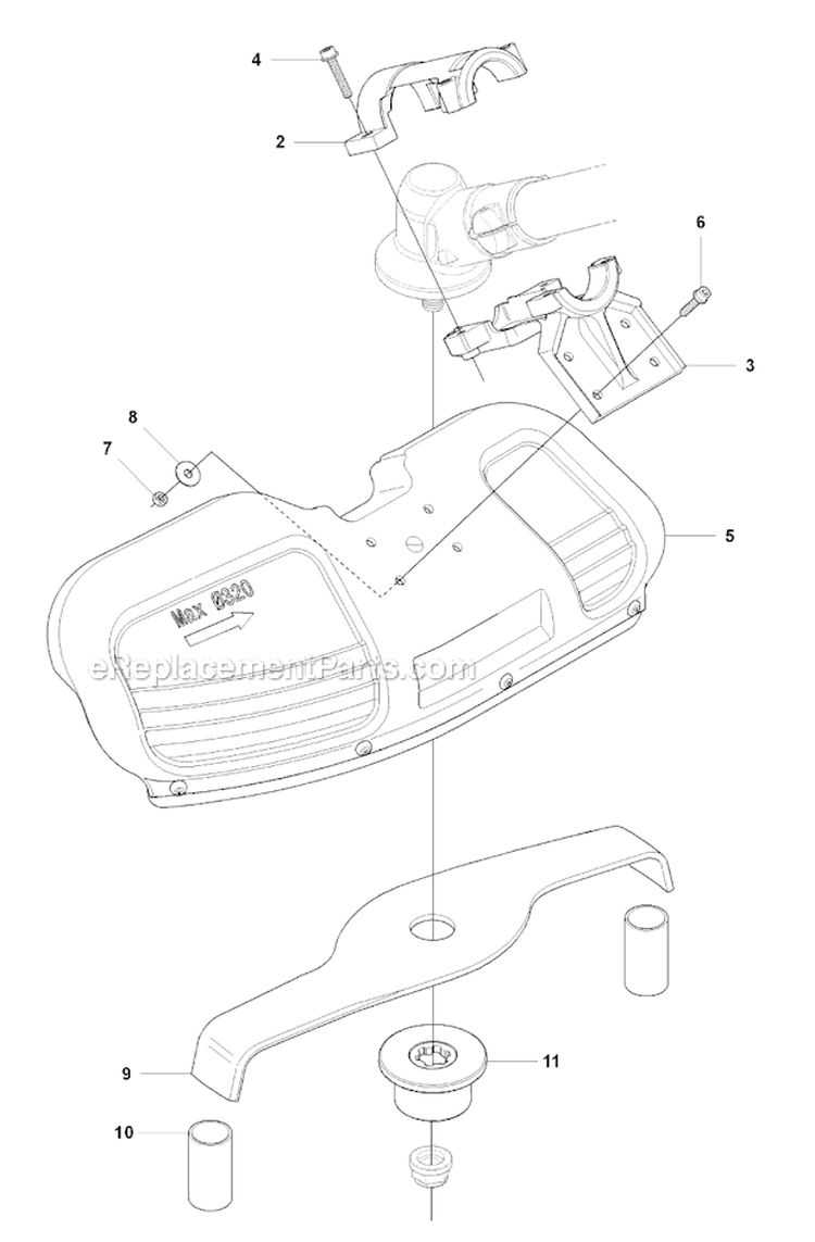 Accessories 4 Diagram and Parts List for 343FR 2008-05 Husqvarna Brush Cutter