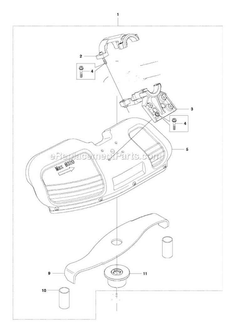 Accessories 3 Diagram and Parts List for 343FR 2010-09 Husqvarna Brush Cutter